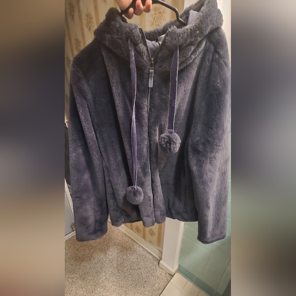 Peach Pom Jacket
